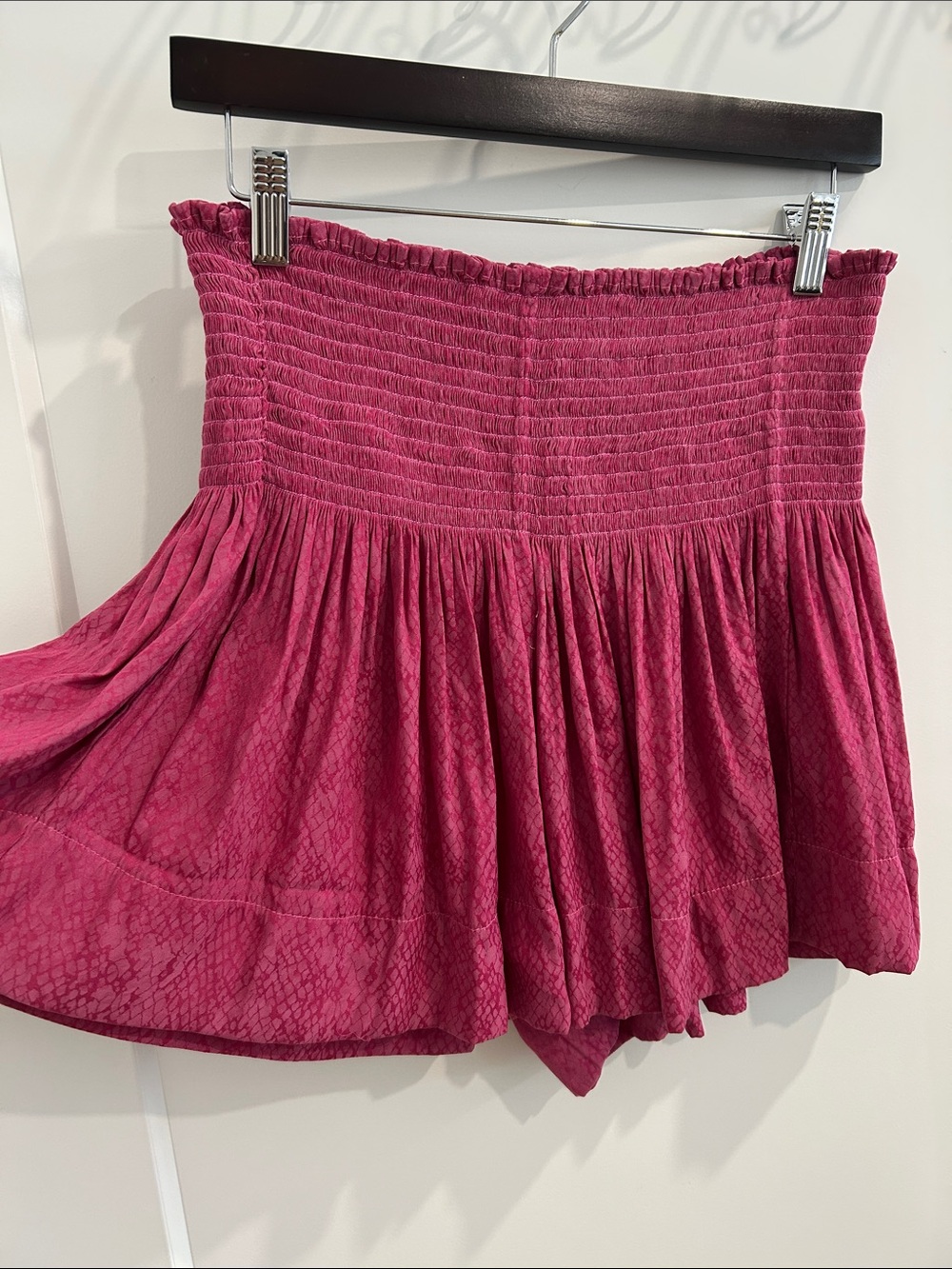 KOCH Erica Skirt (Skirt) Magenta Snakeskin Print |Size Medium